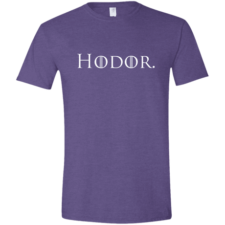 T-Shirts Heather Purple / S Hodor. Men's Semi-Fitted Softstyle