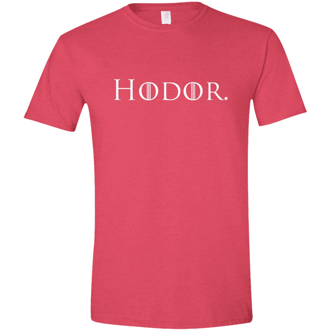 T-Shirts Heather Red / S Hodor. Men's Semi-Fitted Softstyle