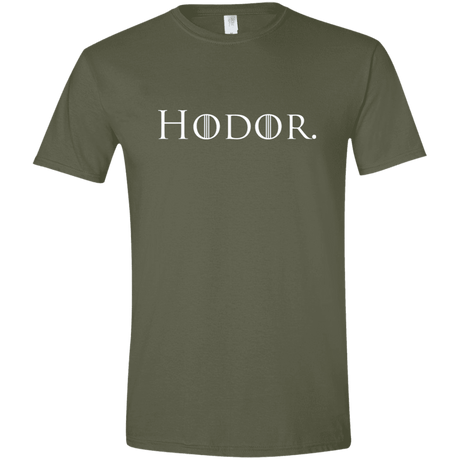 T-Shirts Military Green / S Hodor. Men's Semi-Fitted Softstyle