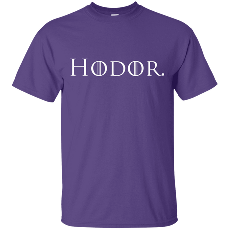 T-Shirts Purple / S Hodor. T-Shirt