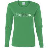 T-Shirts Irish Green / S Hodor. Women's Long Sleeve T-Shirt