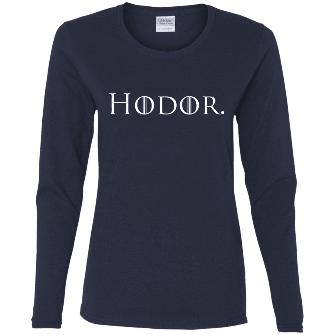 T-Shirts Navy / S Hodor. Women's Long Sleeve T-Shirt