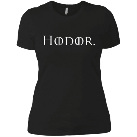 T-Shirts Black / X-Small Hodor. Women's Premium T-Shirt