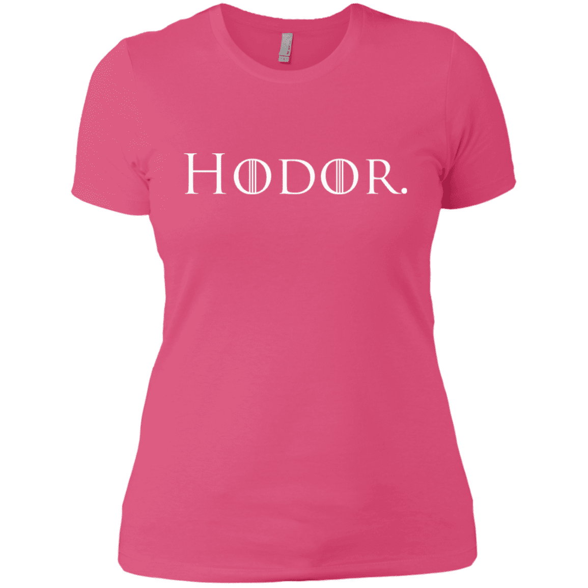 T-Shirts Hot Pink / X-Small Hodor. Women's Premium T-Shirt