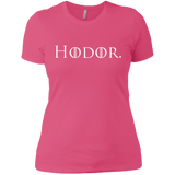 T-Shirts Hot Pink / X-Small Hodor. Women's Premium T-Shirt