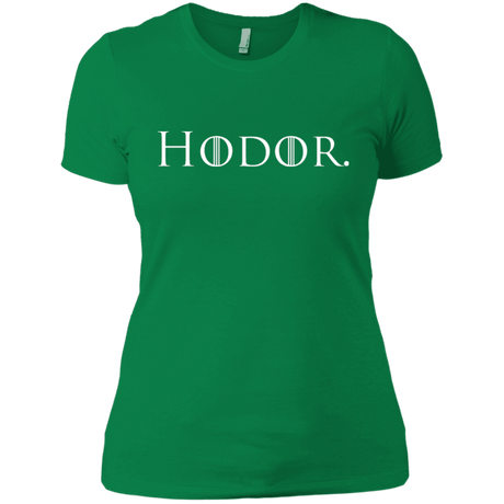 T-Shirts Kelly Green / X-Small Hodor. Women's Premium T-Shirt