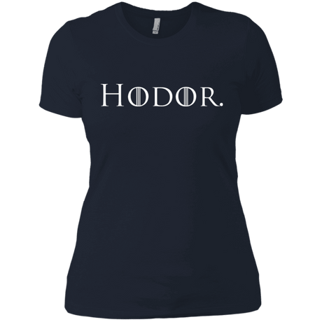T-Shirts Midnight Navy / X-Small Hodor. Women's Premium T-Shirt