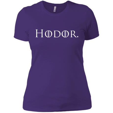 T-Shirts Purple Rush/ / X-Small Hodor. Women's Premium T-Shirt