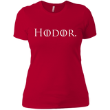 T-Shirts Red / X-Small Hodor. Women's Premium T-Shirt