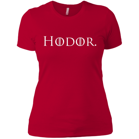 T-Shirts Red / X-Small Hodor. Women's Premium T-Shirt