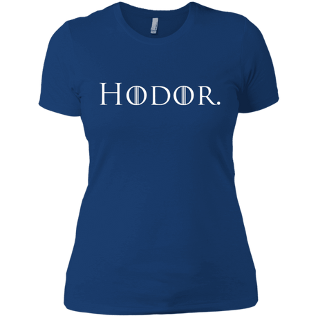 T-Shirts Royal / X-Small Hodor. Women's Premium T-Shirt