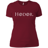 T-Shirts Scarlet / X-Small Hodor. Women's Premium T-Shirt