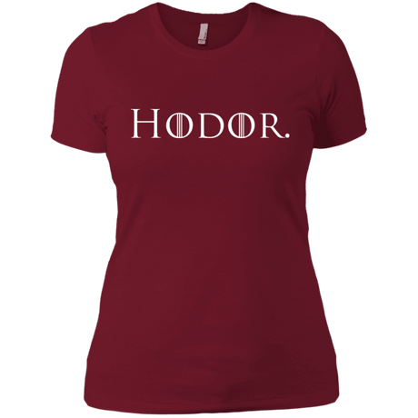 T-Shirts Scarlet / X-Small Hodor. Women's Premium T-Shirt