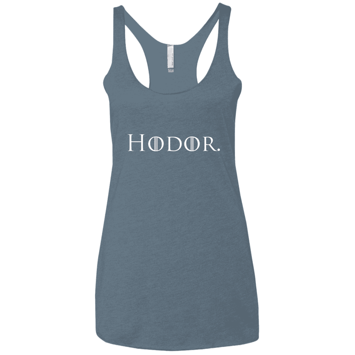 T-Shirts Indigo / X-Small Hodor. Women's Triblend Racerback Tank