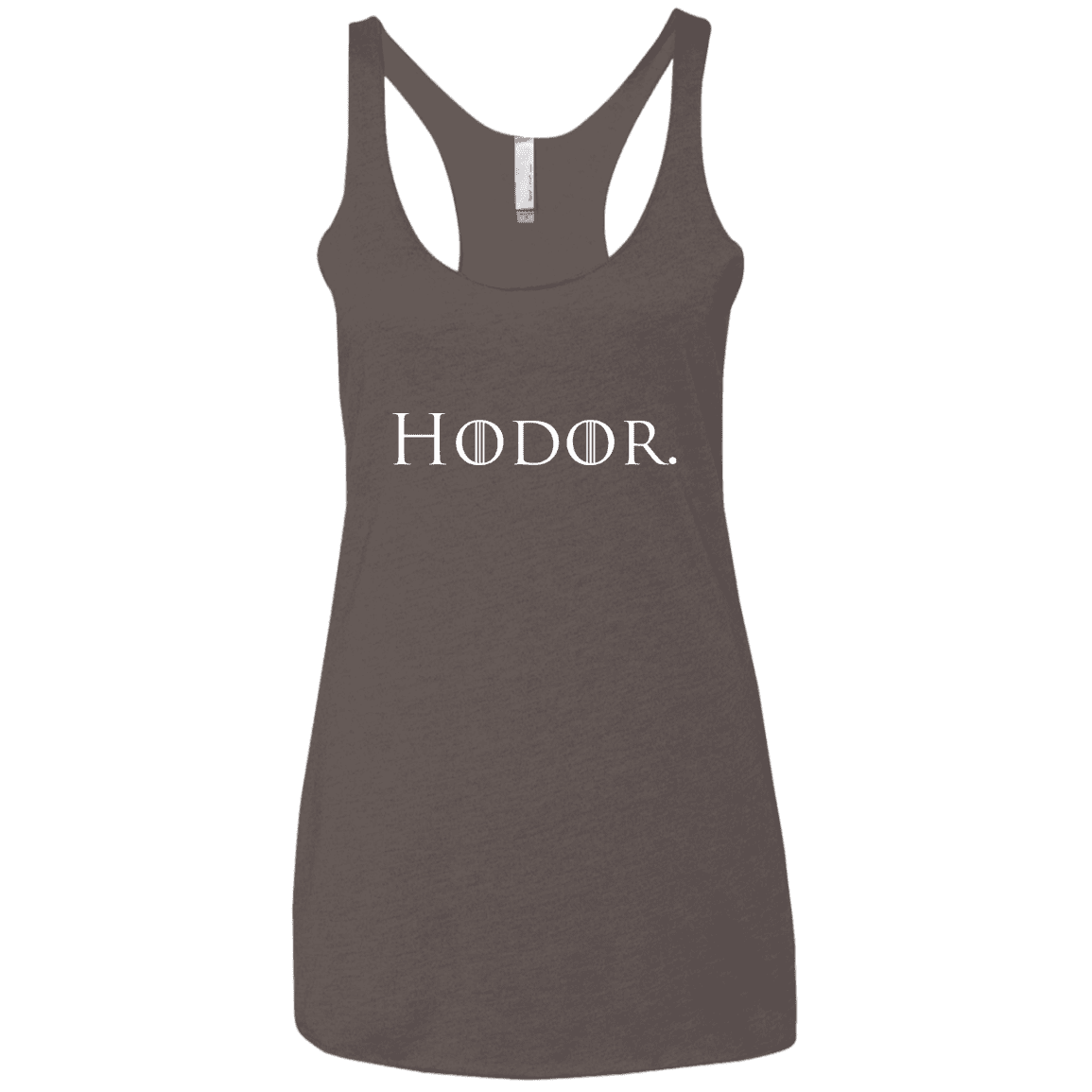 T-Shirts Macchiato / X-Small Hodor. Women's Triblend Racerback Tank