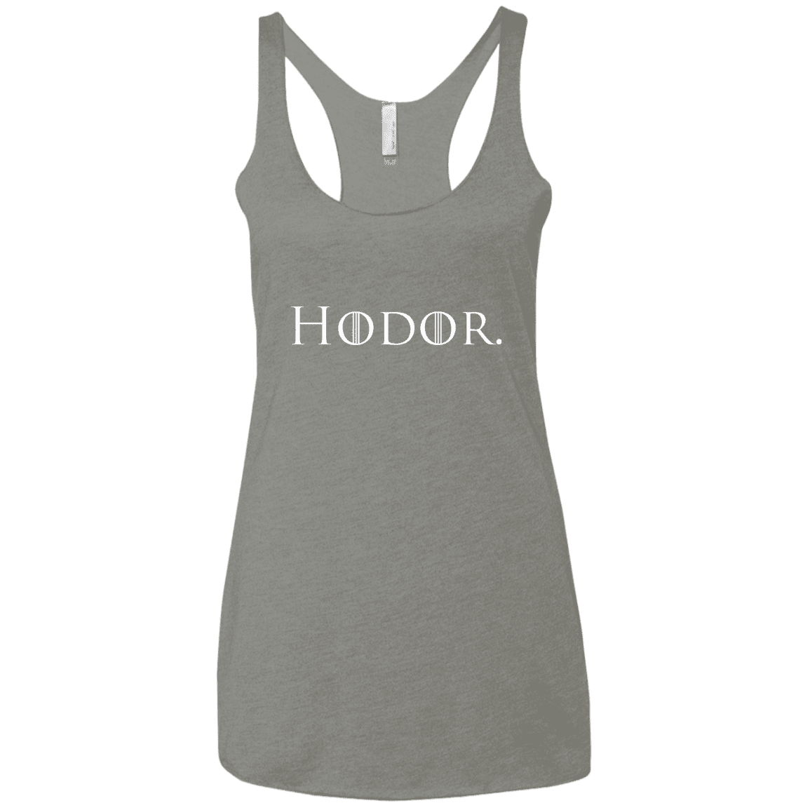 T-Shirts Venetian Grey / X-Small Hodor. Women's Triblend Racerback Tank