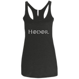 T-Shirts Vintage Black / X-Small Hodor. Women's Triblend Racerback Tank