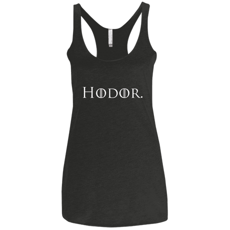 T-Shirts Vintage Black / X-Small Hodor. Women's Triblend Racerback Tank