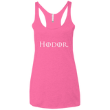 T-Shirts Vintage Pink / X-Small Hodor. Women's Triblend Racerback Tank