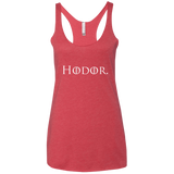 T-Shirts Vintage Red / X-Small Hodor. Women's Triblend Racerback Tank