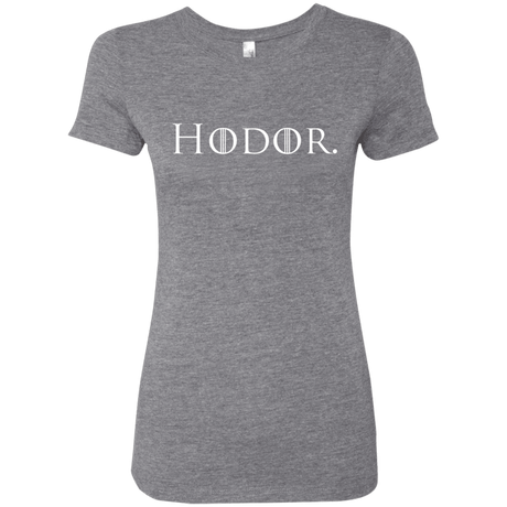 T-Shirts Premium Heather / S Hodor. Women's Triblend T-Shirt