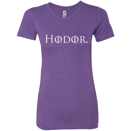 T-Shirts Purple Rush / S Hodor. Women's Triblend T-Shirt