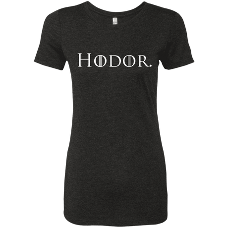 T-Shirts Vintage Black / S Hodor. Women's Triblend T-Shirt
