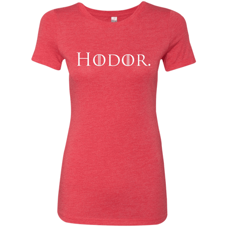 T-Shirts Vintage Red / S Hodor. Women's Triblend T-Shirt