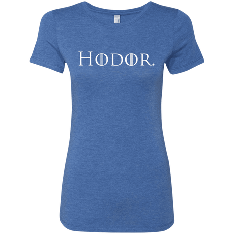 T-Shirts Vintage Royal / S Hodor. Women's Triblend T-Shirt