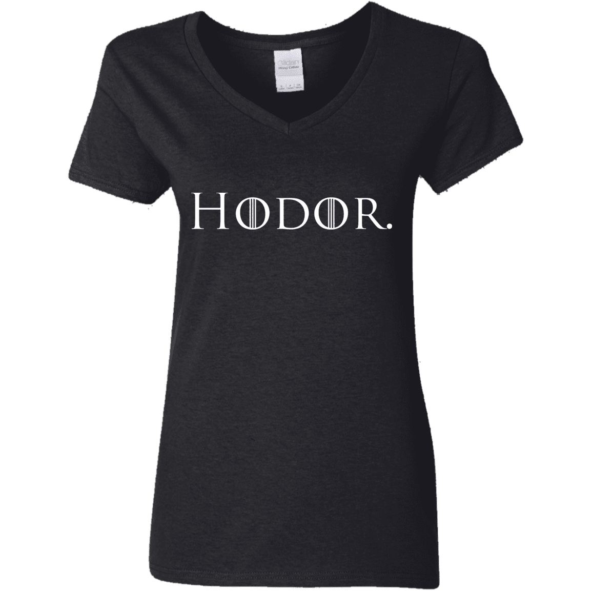 T-Shirts Black / S Hodor. Women's V-Neck T-Shirt