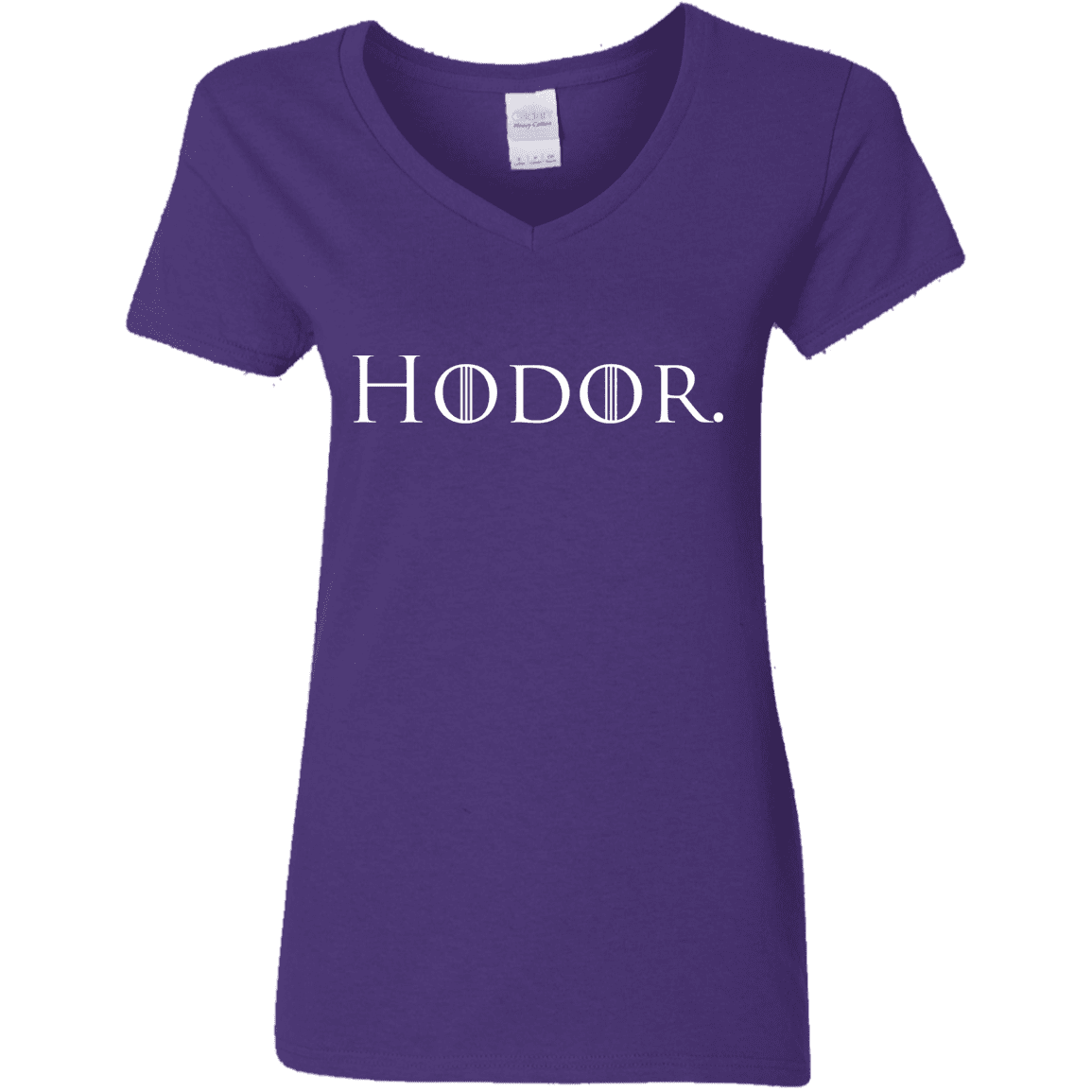 T-Shirts Purple / S Hodor. Women's V-Neck T-Shirt