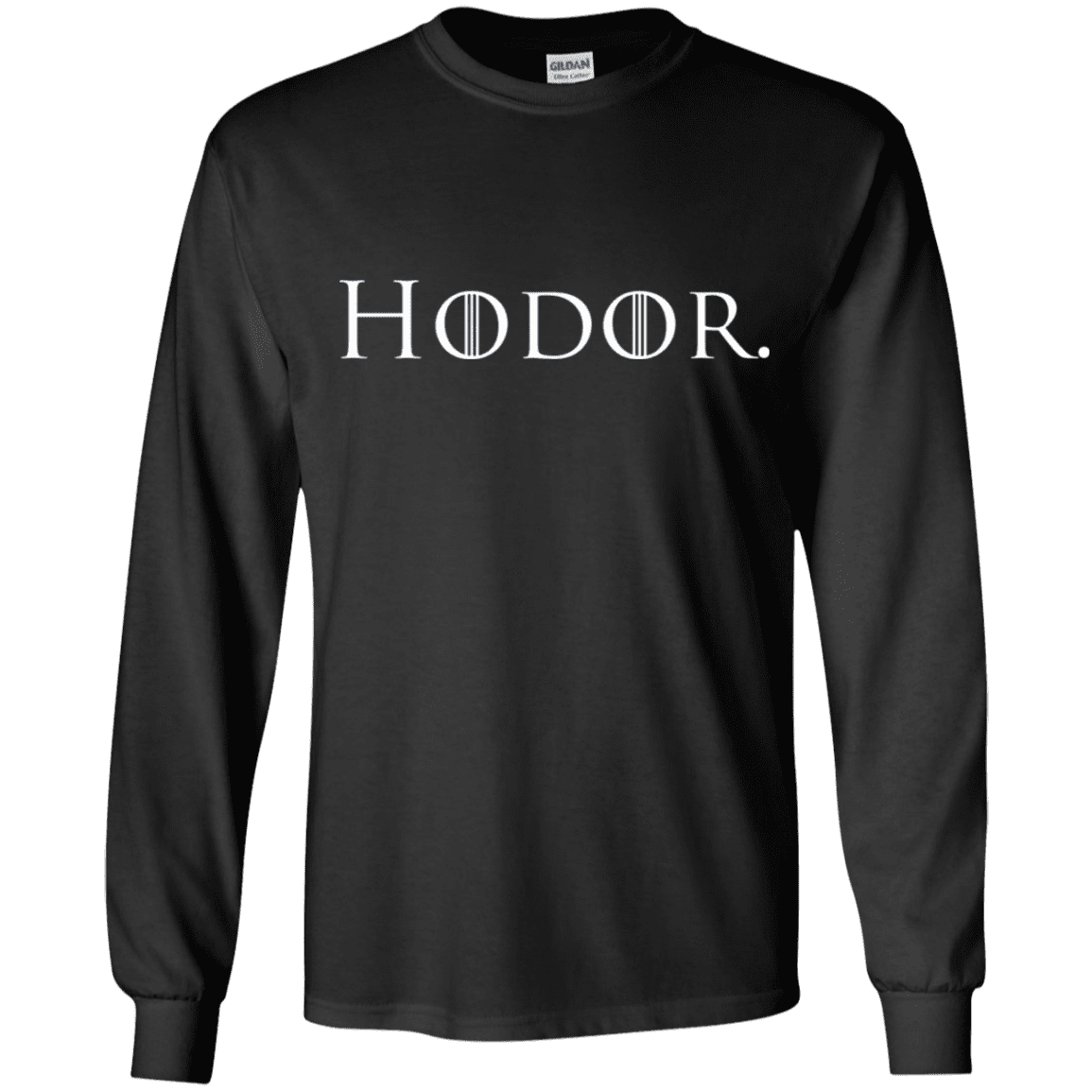 T-Shirts Black / YS Hodor. Youth Long Sleeve T-Shirt