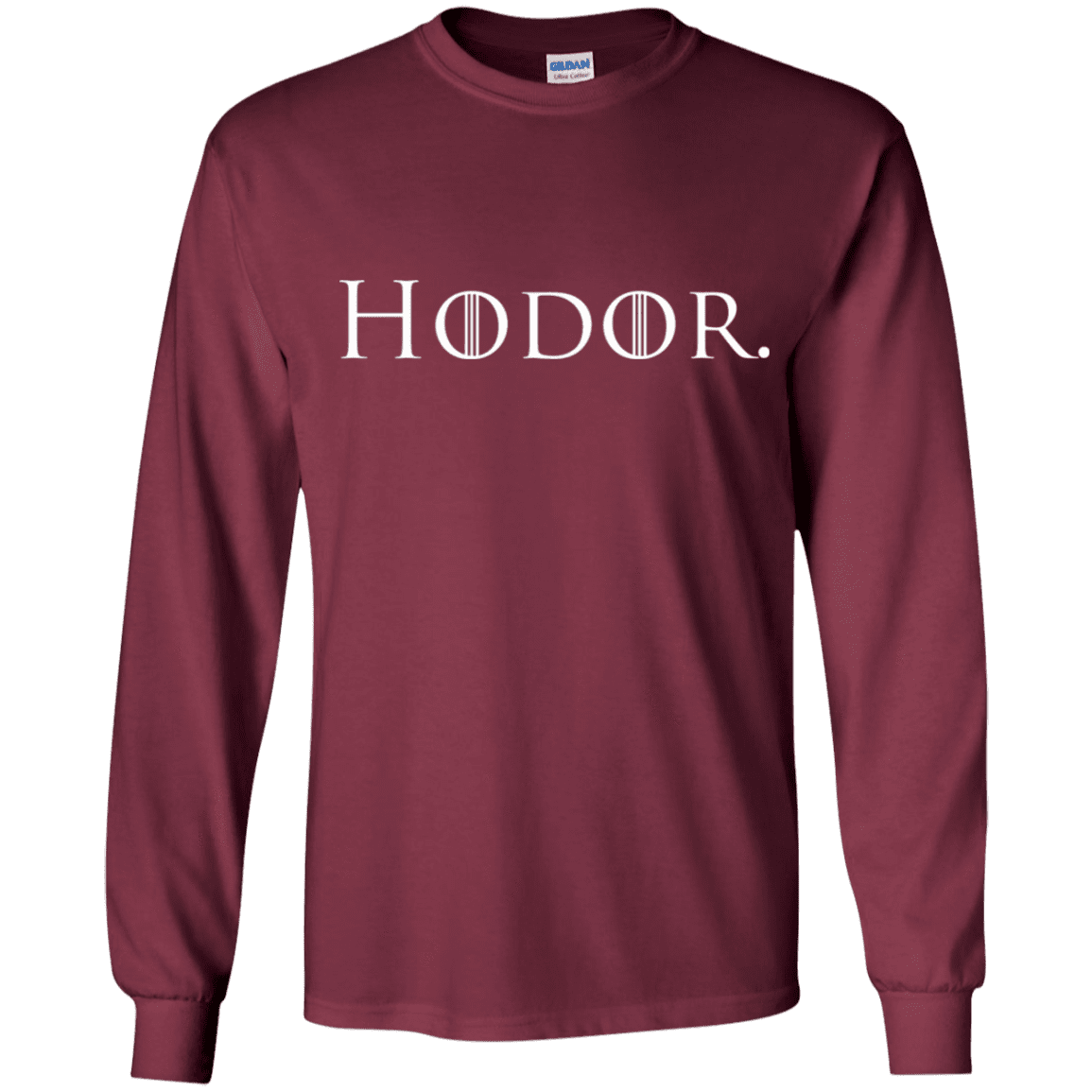 T-Shirts Maroon / YS Hodor. Youth Long Sleeve T-Shirt