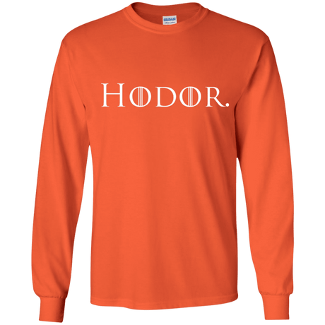 T-Shirts Orange / YS Hodor. Youth Long Sleeve T-Shirt