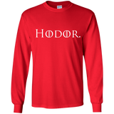 T-Shirts Red / YS Hodor. Youth Long Sleeve T-Shirt