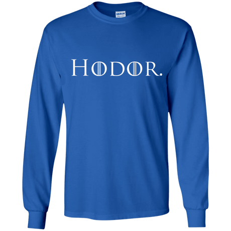 T-Shirts Royal / YS Hodor. Youth Long Sleeve T-Shirt