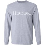 T-Shirts Sport Grey / YS Hodor. Youth Long Sleeve T-Shirt