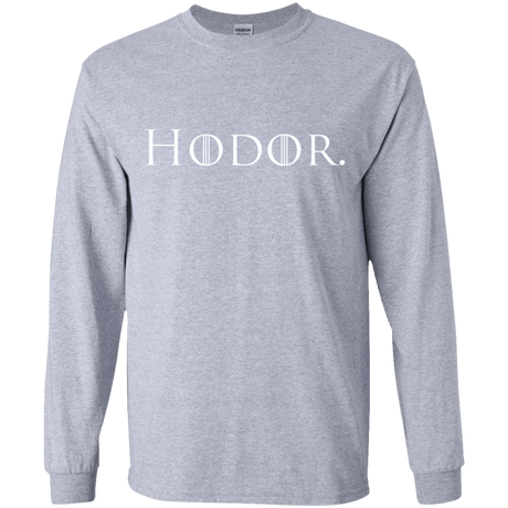 T-Shirts Sport Grey / YS Hodor. Youth Long Sleeve T-Shirt