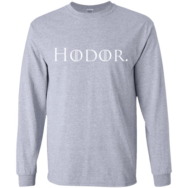 T-Shirts Sport Grey / YS Hodor. Youth Long Sleeve T-Shirt