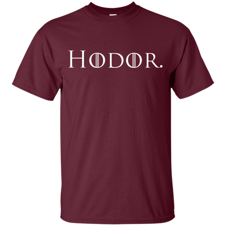 T-Shirts Maroon / YXS Hodor. Youth T-Shirt