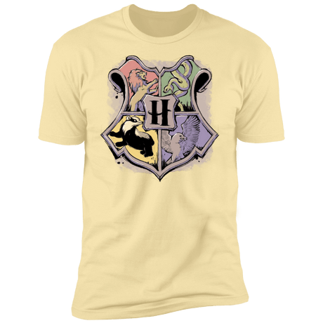 T-Shirts Banana Cream / S Hogwarts Men's Premium T-Shirt