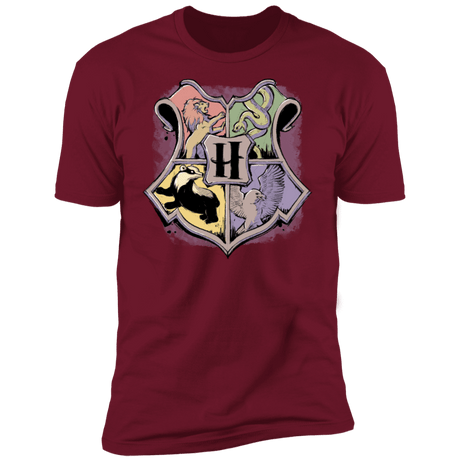 T-Shirts Cardinal / S Hogwarts Men's Premium T-Shirt
