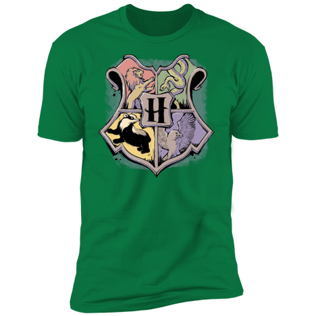 T-Shirts Kelly Green / S Hogwarts Men's Premium T-Shirt