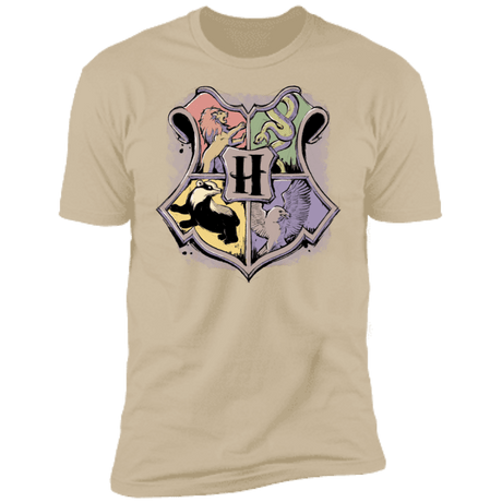 T-Shirts Sand / S Hogwarts Men's Premium T-Shirt