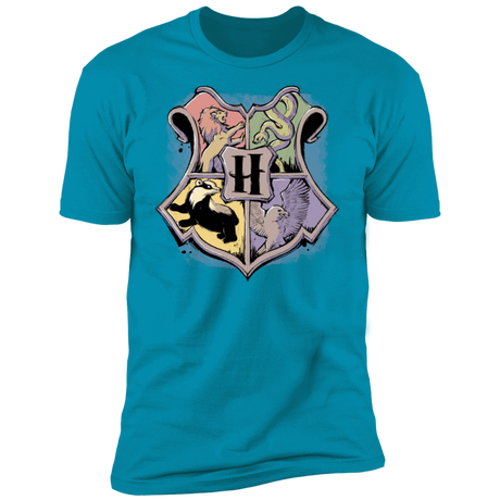 T-Shirts Turquoise / S Hogwarts Men's Premium T-Shirt