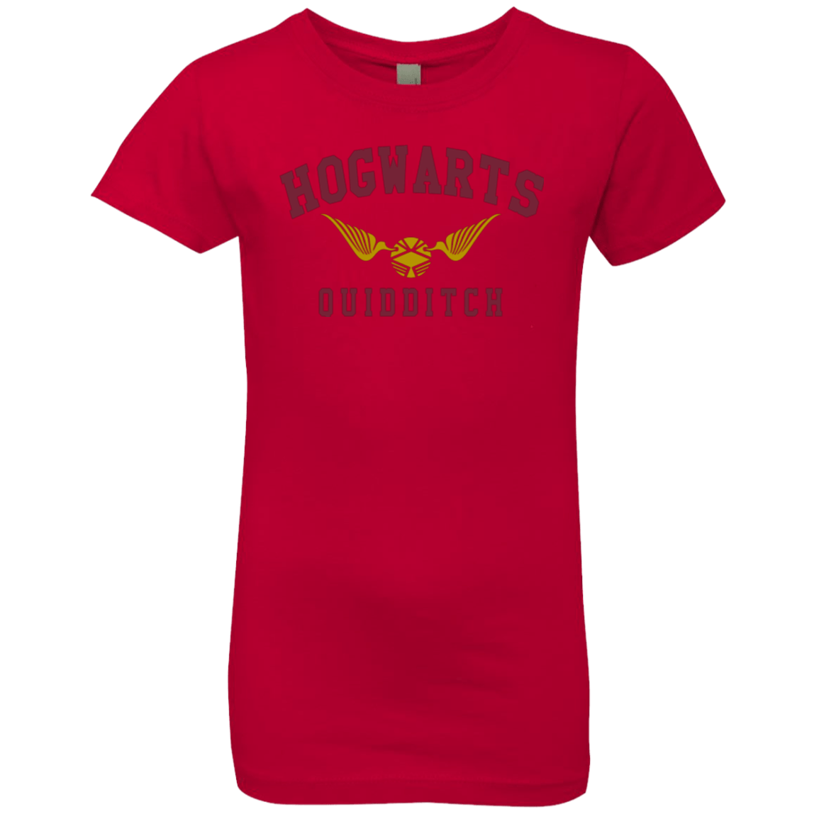 T-Shirts Red / YXS Hogwarts Quidditch Girls Premium T-Shirt