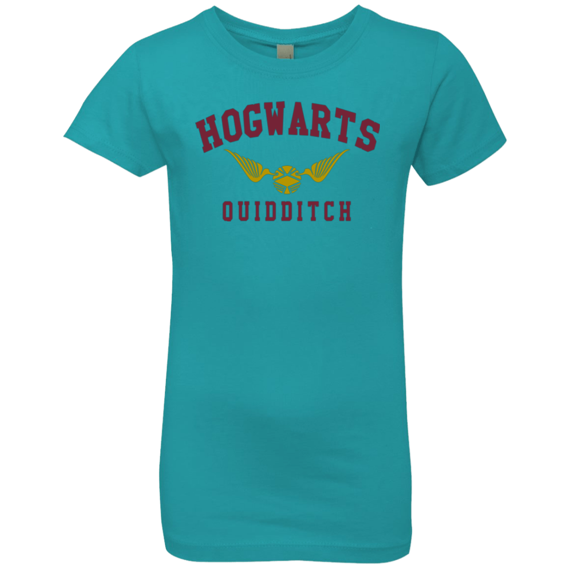 T-Shirts Tahiti Blue / YXS Hogwarts Quidditch Girls Premium T-Shirt