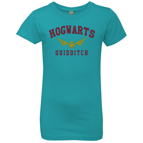 T-Shirts Tahiti Blue / YXS Hogwarts Quidditch Girls Premium T-Shirt