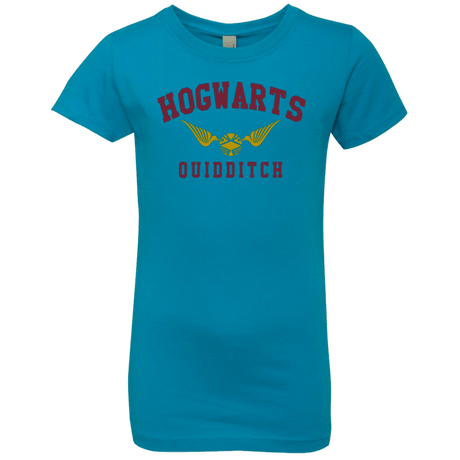 T-Shirts Turquoise / YXS Hogwarts Quidditch Girls Premium T-Shirt