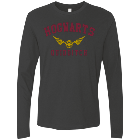T-Shirts Heavy Metal / Small Hogwarts Quidditch Men's Premium Long Sleeve